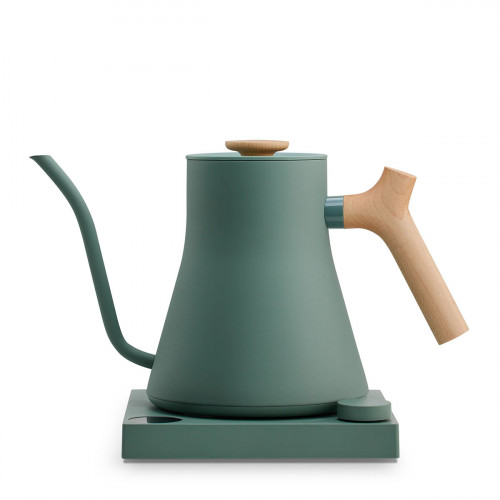 Fellow Stagg EKG Smoke green + Maple | Elkedel Gooseneck